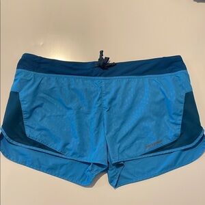 Patagonia Blue Running Shorts